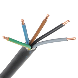 Cavo interrato NYY-J 5x6 mm² per alta corrente nero in vendita al metro - Product Image 1