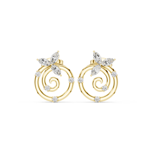 Gemnel Dainty Drop Zircon Crystal New Lucky Star Charm Plated 925 Silver 18K Gold Pendientes Hoop - Product Image 6