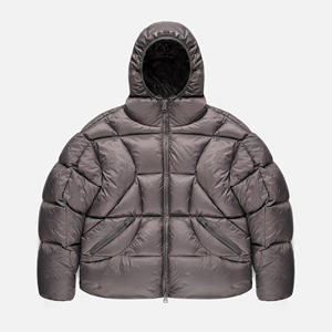 High Quality <b>Men</b> Puffer Jacket Hooded Winter Bubble Puffer Down Coat Puffer Jackets Latest Design - Product Image 5