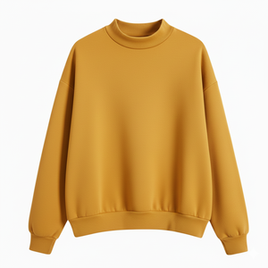 Premium Ladies Crew <b>Neck</b> Long Sleeve Breathable Sweatshirt Soft Cotton Blend Loose Fit Winter Fashion Pullover <b>Top</b> Custom Logo - Product Image 3