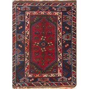 Alfombras de Lana Anudadas a Mano Nuray, Rectangulares con Medallón Rojo Naranja, para Pasillo, Hogar, Sala de Estar, Entrada, Decoración, Tamaño Grande 9x12 - Paem-1243 - Product Image 1