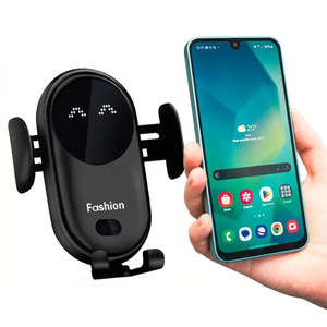 Cargador Inalámbrico Magnético para Teléfono Inteligente, Cargador para Vehículo de 12-24V con Soporte para Carga de Teléfono en el Automóvil - Product Image 1
