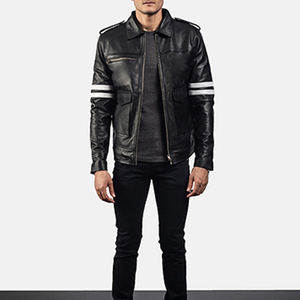 Vente à Chaud Vêtements pour Hommes Professionnel 2023 Matériel en Cuir OEM ODM Veste en Cuir pour Hommes - Product Image 6