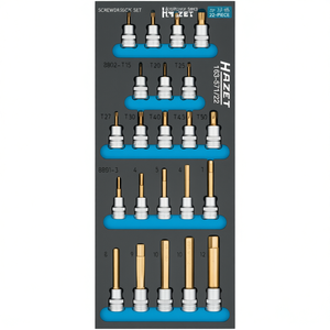 Hazet 3/8'' Screwdriver <b>Socket</b> <b>Set</b> 22-Piece Variety - Product Image 2
