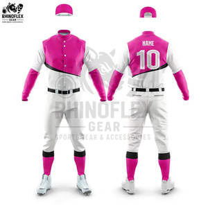 Tenues de baseball de haute qualité, nouveau design, logo personnalisé, 100% polyester respirant, prix de gros bon marché, vêtements d'équipe - Product Image 6