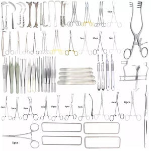 Instrumental Quirúrgico de Acero Inoxidable Reutilizable Manual de 150 Piezas para Hidrocelectomía de Hernia Mayor, de la Mejor Calidad, Aprobado por CE e ISO - Product Image 1