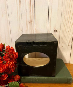 Boîte à mouchoirs en bois classique à motif floral gravé, fabrication de qualité supérieure, support pour la maison et le bureau Tradebyd - Product Image 2