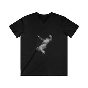 T-shirt col en V en coton à manches courtes personnalisé surdimensionné confortable Streetwear vêtements vêtements décontractés de haute qualité vente en gros - Product Image 6