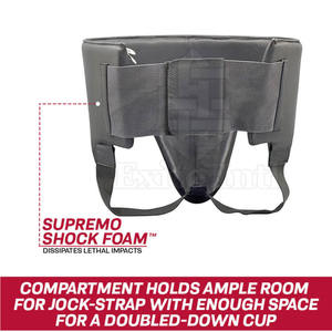 Adjustable MMA <b>Groin</b> <b>Guard</b> Protector with Custom Logo for Kick Boxing and Martial Arts Sports Safety Equipment - Product Image 2