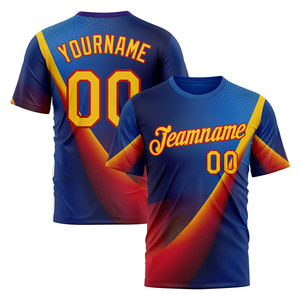 La Camiseta ajustada de verano más vendida, jersey de sublimación de estilo callejero hecho en poliéster, Camiseta de punto para jóvenes - Product Image 1