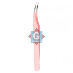 Pinces à épiler professionnelles de haute qualité en acier inoxydable, précision, antistatiques, pointe en fibre, extension de cils, instruments de beauté - Product Image 1
