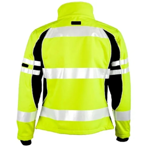 Hi Vis Winter Workwear Bomber Chaqueta de invierno de seguridad reflectante Ropa DE TRABAJO Transpirable Acolchado Impermeable Ropa DE TRABAJO Abrigo - Product Image 3