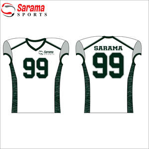 Vêtements de sport pour jeunes imprimés par sublimation numérique de la meilleure qualité Uniforme en sergé de rugby de football américain Jeunesse américaine - Product Image 3