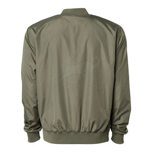 Chaqueta Bomber de Lona Transpirable para Hombre, Marca Privada, con Logotipo Frontal, para Uso en Exteriores, Ajuste Cómodo, al Mejor Precio - Product Image 2