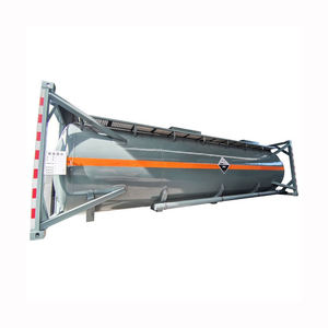Récipient de réservoir de liquide iso de 20 pieds pour le transport de liquide en vrac de qualité chimique et alimentaire avec corps isolé en acier inoxydable - Product Image 4