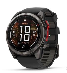Montre connectée GPS AMOLED Sapp Fenixs 8 Pro Premium, nouvelle version, bracelet gris carbone DLC noir/gris 51 mm - Product Image 1