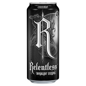 Boisson énergisante Relentless 500ml à la framboise, canette en aluminium, sans sucre, boisson gazeuse, emballage personnalisé avec logo - Product Image 3