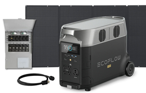 Estación de Energía Portátil Ecos Flows Delta Pro con Panel Solar de 400W y Kit de Transferencia Gratuito, Stock Limitado Disponible para la Venta - Product Image 1