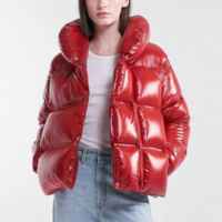 Vente en gros de vêtements d'extérieur avec logo personnalisé de haute qualité vestes d'hiver coupe ajustée à manches longues pour femmes veste polaire colorée à la mode
