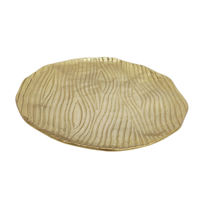 Cuenco para servir de aluminio antiguo con acabado de Color dorado moderno para centros de mesa Home Hotel - Product Image 4