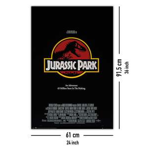 Modern Style Jurassic Park Key Art <b>Poster</b> Made of Paper for Wall Decor - Product Image 4