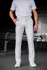 กางเกงขายาวทรงตรงสีน้ำตาลสำหรับผู้ชาย ไซส์ใหญ่ ทรงปกติ สวมใส่สบาย เนื้อผ้าคอตตอน 100% น้ำหนักปานกลาง เอวกลาง สไตล์ฮิปฮอป กันน้ำ เหมาะสำหรับใส่ทำงาน - Product Image 3