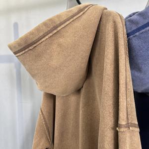 Suéter bordado personalizado lavado ácido Sudadera con capucha 100% algodón cremallera lavado ácido Sudadera con capucha de talla grande para hombre sudaderas con capucha - Product Image 4