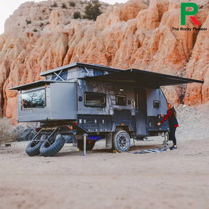 ODM en Chine : Remorque tout-terrain avec côtés rigides et fabriquée en panneaux composites en aluminium Dibond avec un cadre en aluminium - Product Image 1