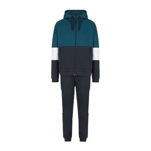Conjunto Deportivo de Felpa con Bloques de Color para Hombre, Ropa Deportiva Cálida para Invierno - Product Image 1