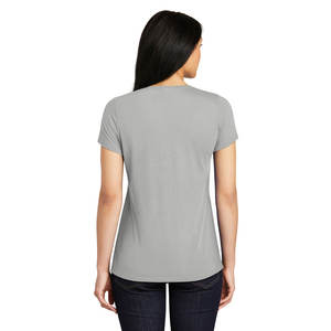 100% Polyester <b>Women</b> Low Cut Scoop Neck Short Sleeve <b>Shirt</b> <b>T</b>-<b>Shirt</b> Breathable - Product Image 5