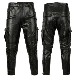 Pantalones de Motocicleta de Cuero para Hombre de Alta Calidad, Resistentes al Viento, Talla Grande, Impermeables, Transpirables, Anti-UV, Protección para Motocross y Turismo - Product Image 1