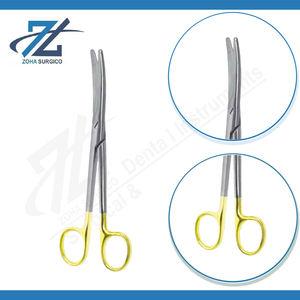 Manual de alta calidad Mayo tijeras curvadas 160mm acero inoxidable quirúrgico CE certificado instrumentos hechos en Pakistán - Product Image 3