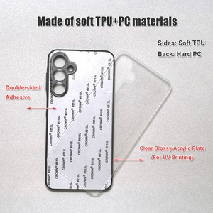 โรงงานผลิต<span class=keywords><strong>เคส</strong></span>โทรศัพท์แบบ 2 มิติ กันลื่น พิมพ์ลาย UV ได้ พร้อมแผ่นอะคริลิกใสแบบมันเงา สำหรับ Samsung A16 - Product Image 2