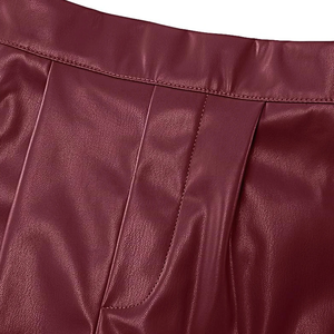 OEM Professional Custom Real Cow-Hide <b>Leather</b> <b>Ladies</b> <b>Shorts</b> Wholesale Multi-Color In all Size Women's New Customized <b>Leather</b> - Product Image 5