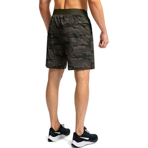 Pantalones cortos deportivos para hombre Entrenamiento Correr Entrenamiento Gimnasio Pantalones cortos con bolsillos - Product Image 5