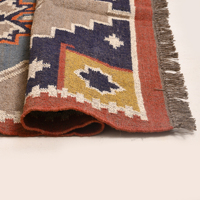 Beste Qualität Designer Kollektion Wolle Jute Aztekisches Muster Teppich Mehrfarbiger Akzent Indoor Outdoor Großes Wohnzimmer Dekorative Teppiche