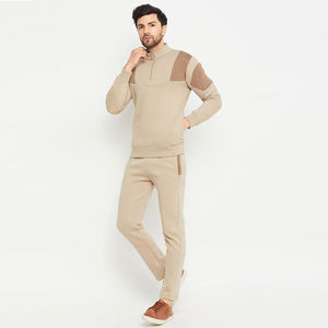 Logo personnalisé 100% coton survêtements motif solide grande taille survêtement décontracté avec des améliorations de conception sports vente d'hiver - Product Image 5