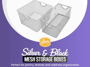 <b>Mesh</b> Open Bin <b>Storage</b> <b>Basket</b> Organizer - Product Image 5