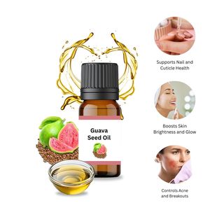 Huile de graines de goyave biologique naturelle (Psidium Guajava) pressée à froid, huile de support certifiée GMP/ISO/Halal, origine Inde - Product Image 4