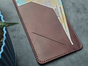 Titular de cheque de restaurante de cuero de alta calidad con logotipo personalizado para restaurante, presentador de invitados de cheque de cuero genuino, LBH-0190 - Product Image 4