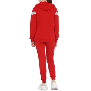 ชุดวอร์มลำลองผู้หญิงแบบมีฮู้ด น้ำหนักเบา ไซส์ XS-XL ผลิตตามสั่ง (OEM) ลายพิมพ์เรียบ สำหรับออกกำลังกาย ฤดูหนาว ปี 2026 - Product Image 5