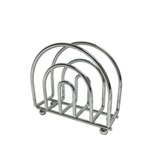 Design moderne Porte-serviettes en acier inoxydable couleur argent pour la maison Cuisine pour la salle à manger Vaisselle Hôtel Fournitures pour mariages - Product Image 2