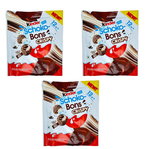 Kinderr Schoko Bons Crispy 96 x 22.4g Milk Chocolate Coated Wafer Biscuit With Creamy Center Cocoa Sprinkles Topping Wholesale - Product Image 2