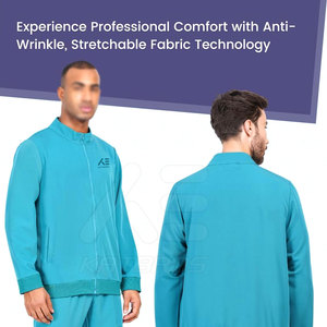 Veste de gommage d'hôpital légère pour hommes Vêtements de travail Veste de gommage pour hommes Veste de gommage confortable pour hommes - Product Image 2