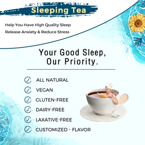Thé Herbal Personnalisé <span class=keywords><strong>pour</strong></span> le Sommeil des Adultes - Thé Instantané Sans Sucre à Marque Blanche <span class=keywords><strong>pour</strong></span> une Nuit Réparatrice avec 100% d'Herbes Naturelles - Product Image 6