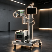 Máquina de Marcado Láser UV de 3W, 355nm, Alta Velocidad, para Marcado de Productos en Línea, Plástico, Electrónica y Embalaje