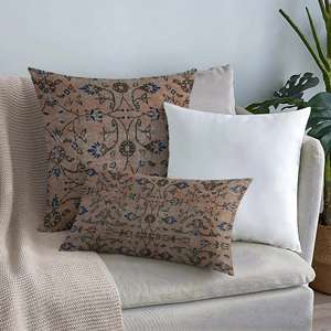 Coussin imprimé à motifs floraux : doux, élégant, accent de décoration intérieure, uniquement la housse - Product Image 4