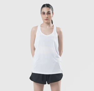 Vente en gros de débardeurs respirants personnalisés pour femmes GYM Tang Top de sport et de fitness best-seller - Product Image 5