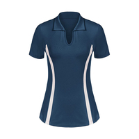 Camiseta con logotipo personalizado para mujer, polo, venta al por mayor