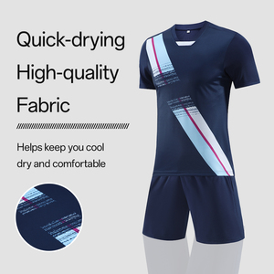 Camiseta de fútbol de secado rápido de nueva temporada, venta al por mayor, Conjunto de camiseta de fútbol con sublimación de uniforme de fútbol a buen precio - Product Image 3